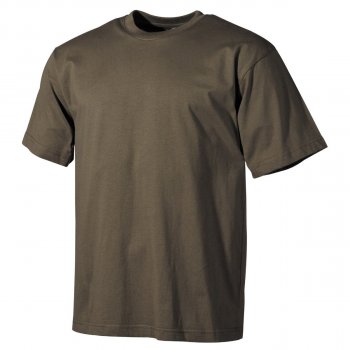 US  T-Shirt, halbarm, oliv