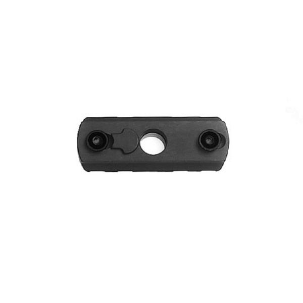 MLK – 4 notch M-Lok Rail Section with integrated QD Port
