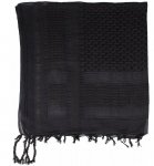 PLO Scarf, "Shemagh", black, ca. 110 x 110 cm  MFH-16501A